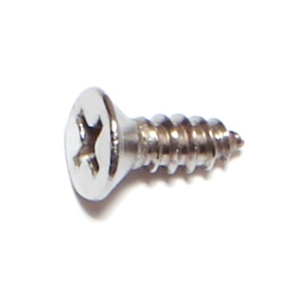 Midwest Fastener Sheet Metal Screw, #8 x 1/2 in, 18-8 Stainless Steel Flat Head Phillips Drive, 30 PK 35882 - main